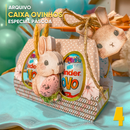 Caixa Ovinhos • Especial Páscoa – Arquivo Digital para Recorte - Quatro Cambalhotas