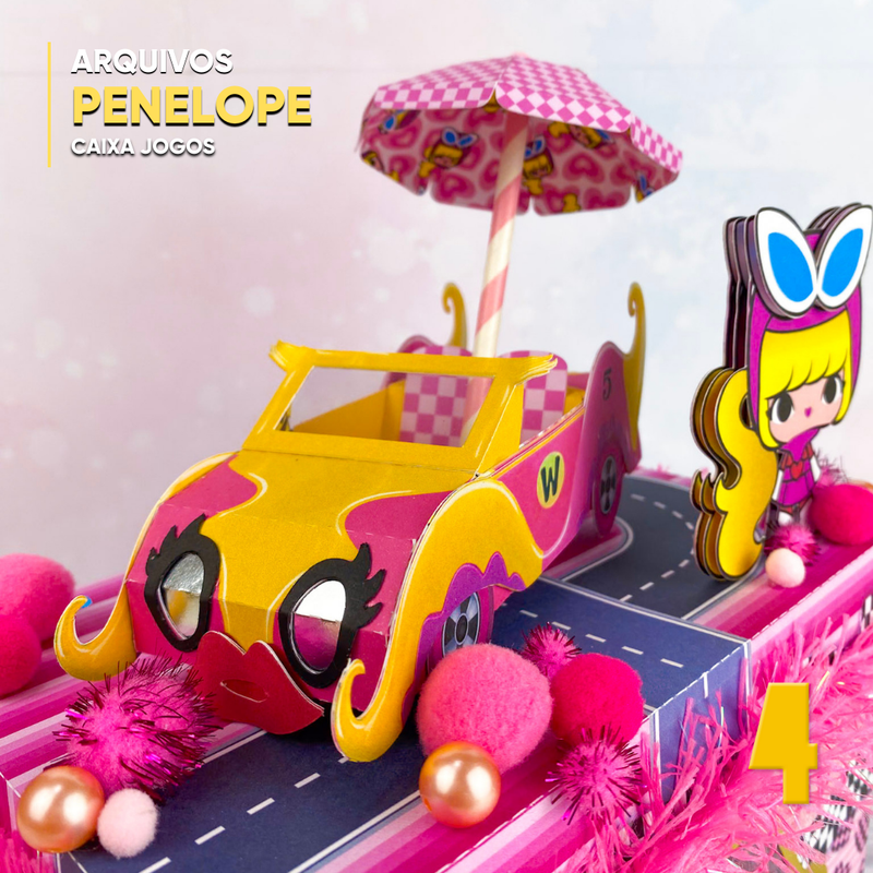 Penelope Charmosa Activity Box - Digital File for Cutting