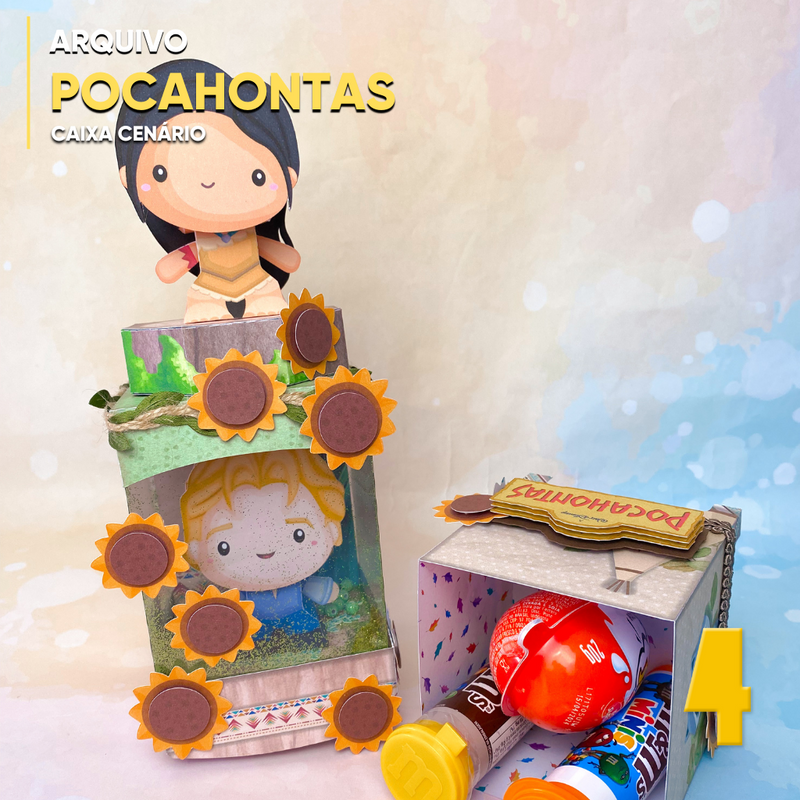 Pocahontas Box - Digital File for Cutting