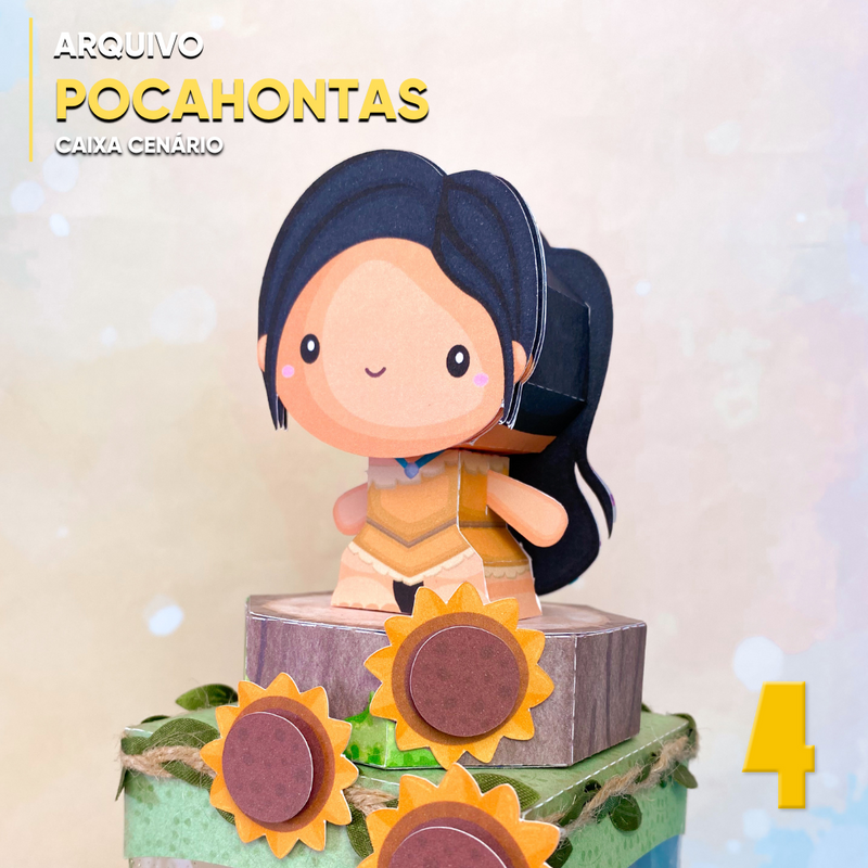 Pocahontas Box - Digital File for Cutting