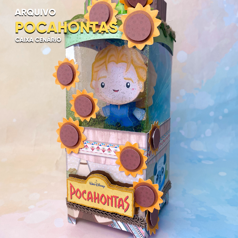 Pocahontas Box - Digital File for Cutting