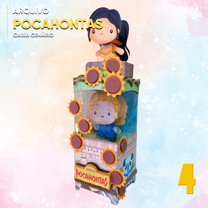 Pocahontas Box - Digital File for Cutting