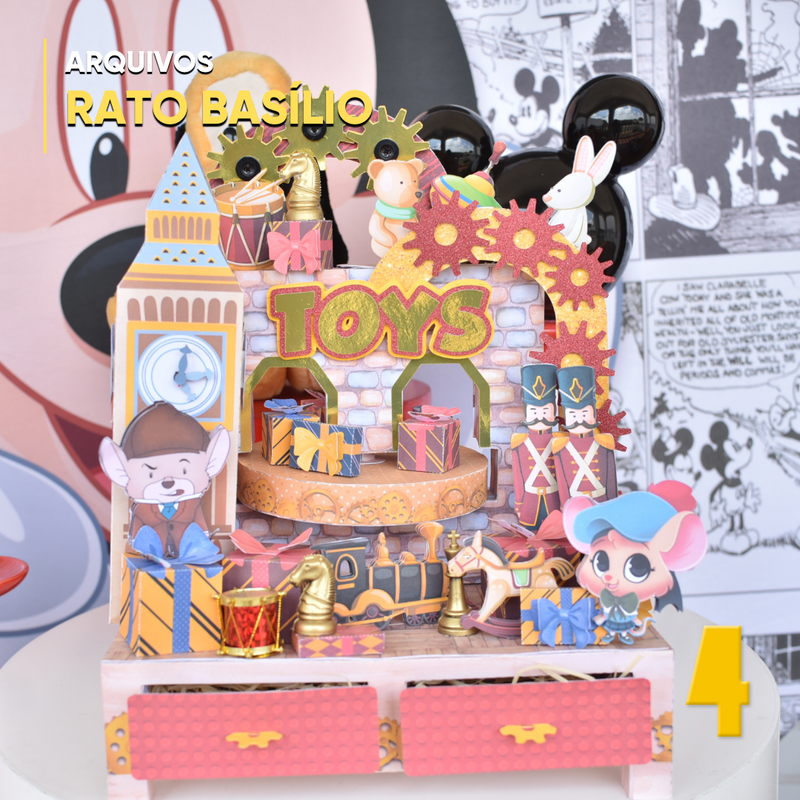 The Adventures of a Great Mouse Detective Box - Digital File for Cutting