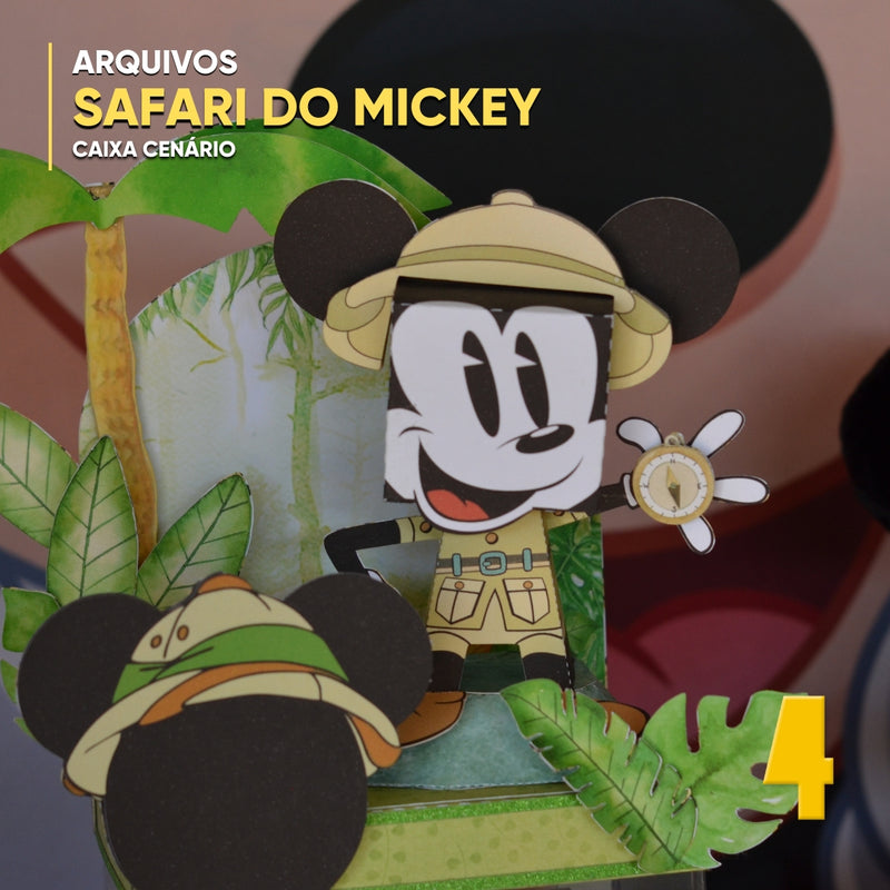 Mickey Safari Box - Digital File for Cutting