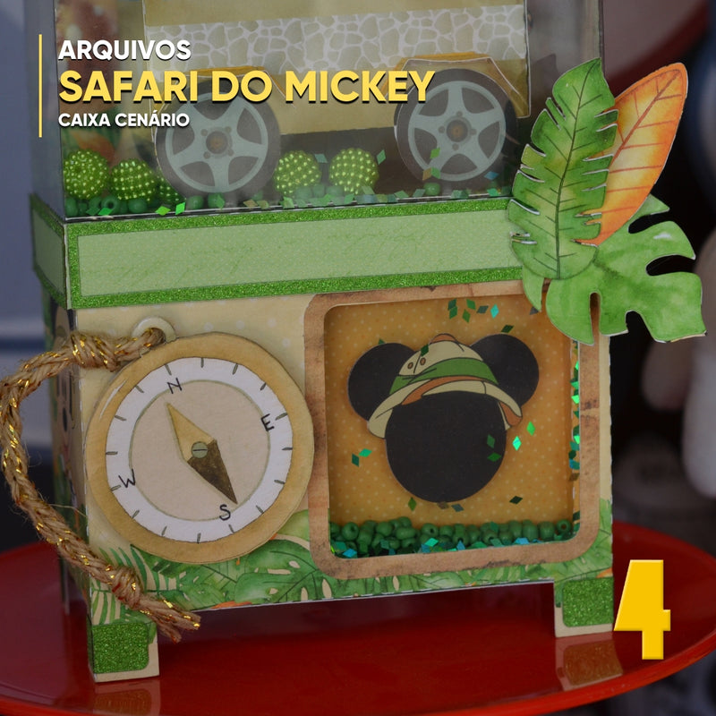 Mickey Safari Box - Digital File for Cutting