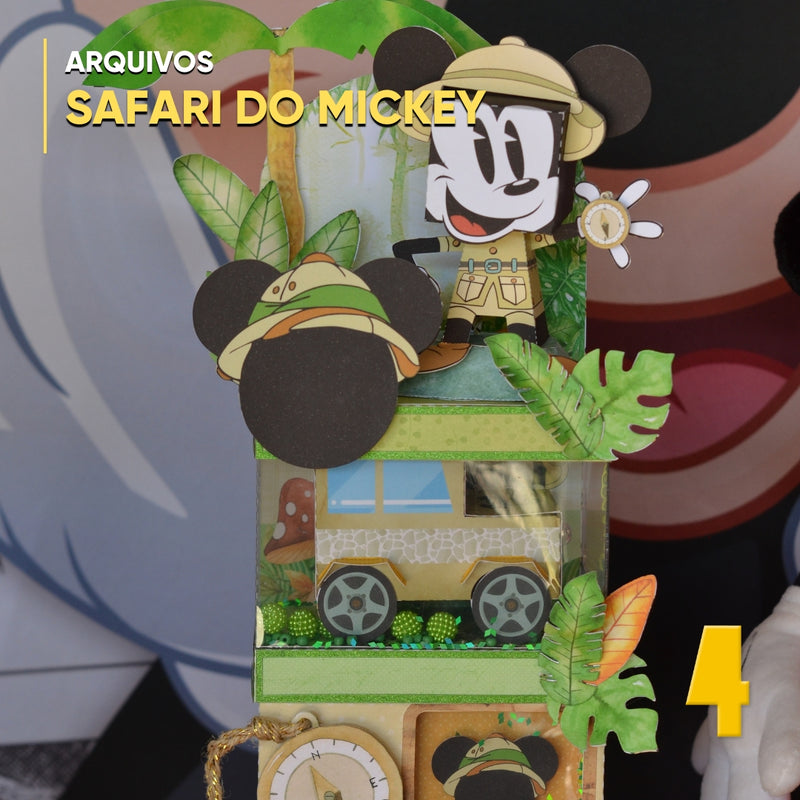 Mickey Safari Box - Digital File for Cutting
