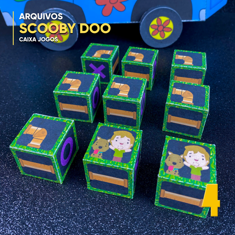 Scooby-Doo Activity Box - Digital File for Cutting