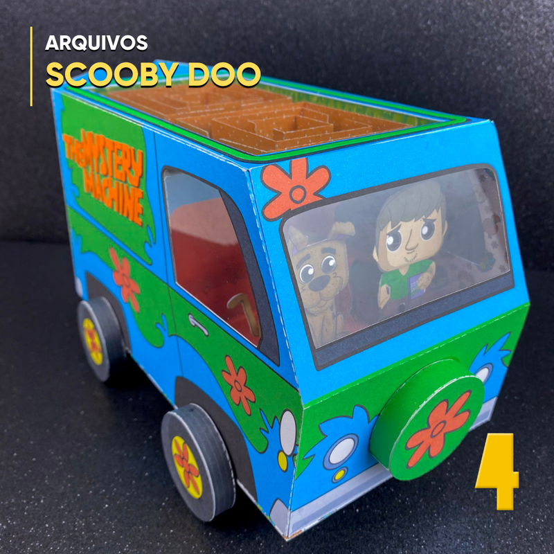 Scooby-Doo Activity Box - Digital File for Cutting
