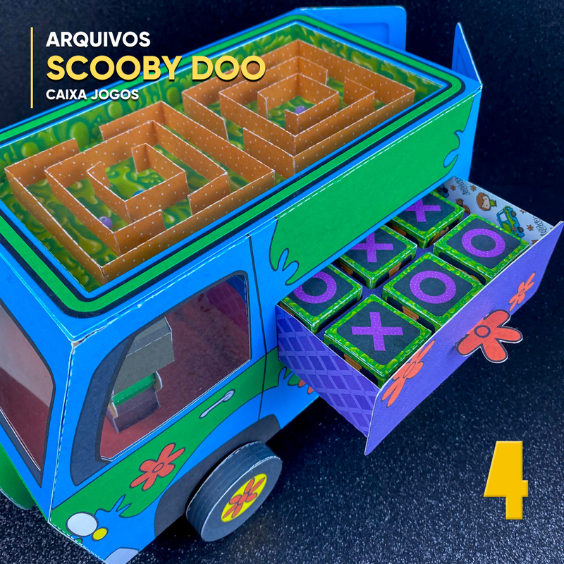 Scooby-Doo Activity Box - Digital File for Cutting