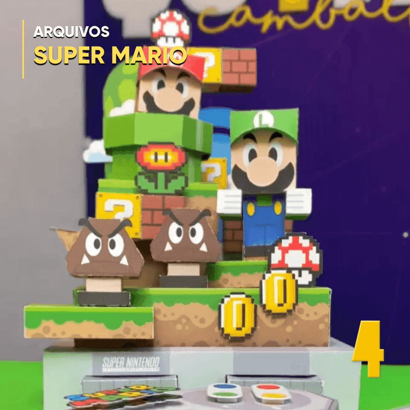 Super Mario Box - Digital File for Cutting
