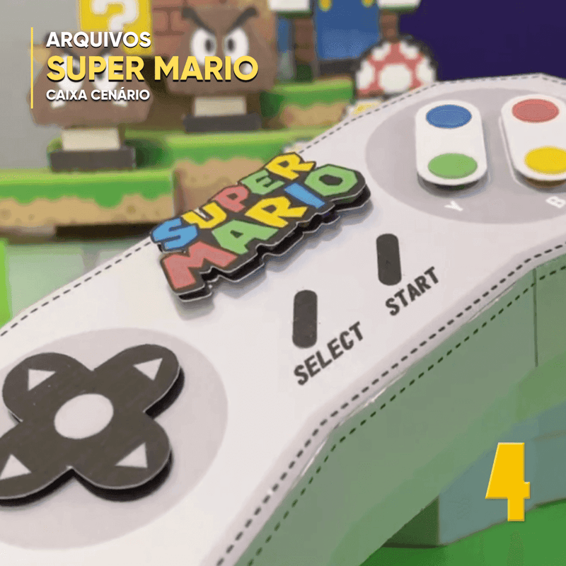 Super Mario Box - Digital File for Cutting
