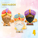 Papertoy Reis Magos – Arquivo Digital para Recorte