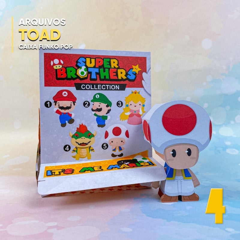 Funko Pop Toad Box - Archivo digital para cortar