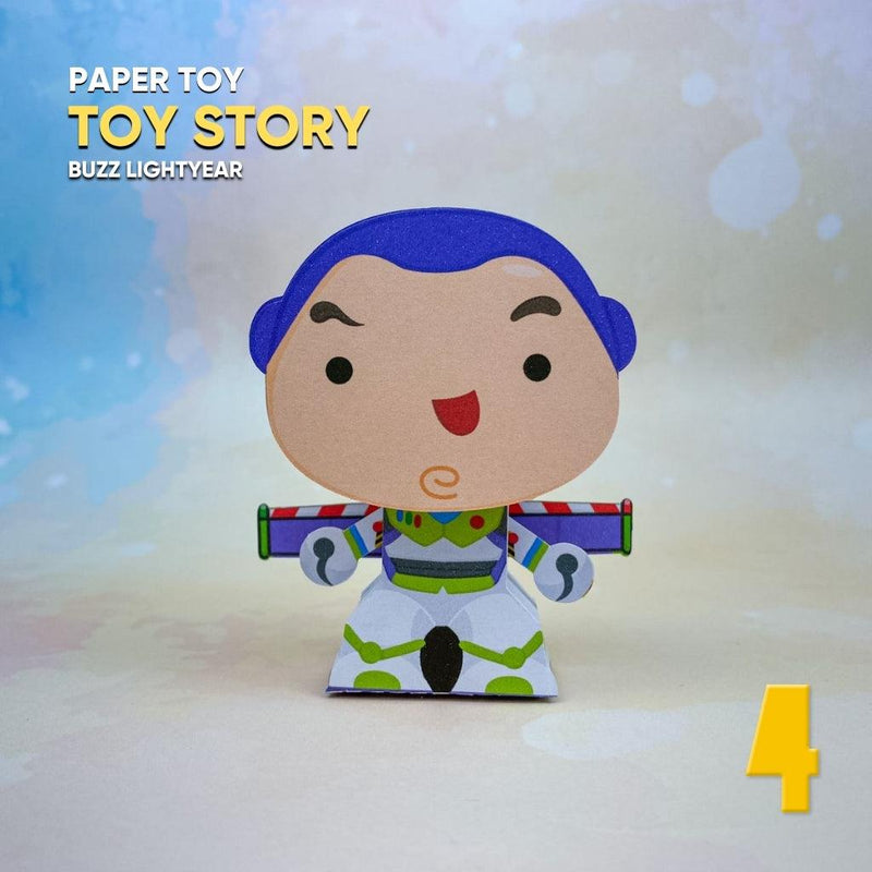 Papertoy Buzz – Arquivo Digital para Recorte - Quatro Cambalhotas