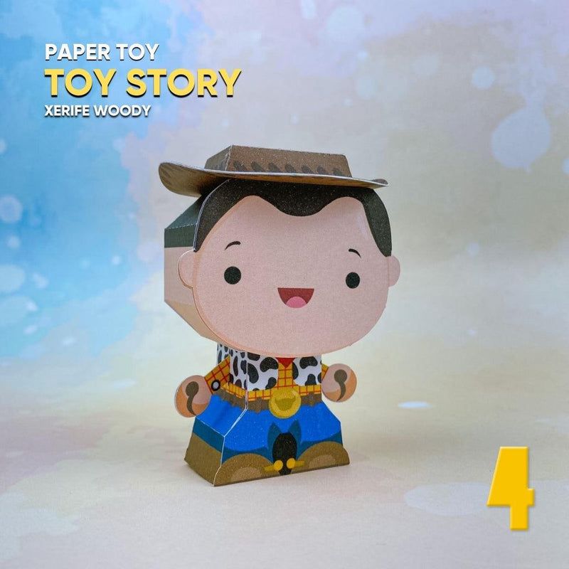 Papertoy Woody – Arquivo Digital para Recorte - Quatro Cambalhotas