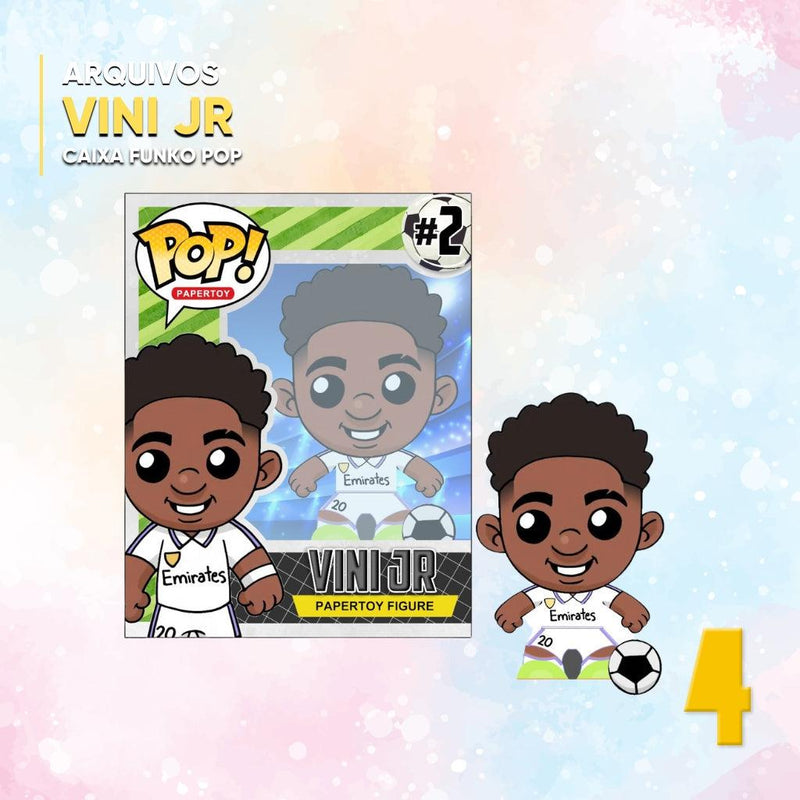 Funko Pop Vinicius Junior Box - Digital File for Cutting