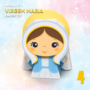 Papertoy Virgem Maria – Arquivo Digital para Recorte