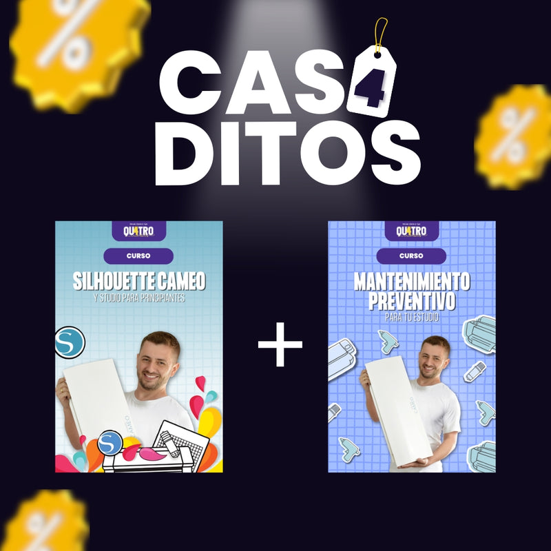 Casadinho 01 - Curso Silhouette Cameo + Curso de Mantenimiento Preventivo