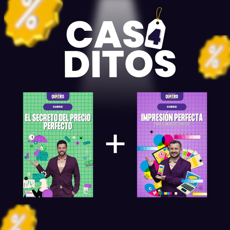 Casadinho 02 - Curso El Secreto del Precio Perfecto + Curso de Impresión Perfecta