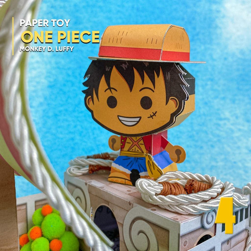 Papertoy One Piece - Archivo digital para cortar