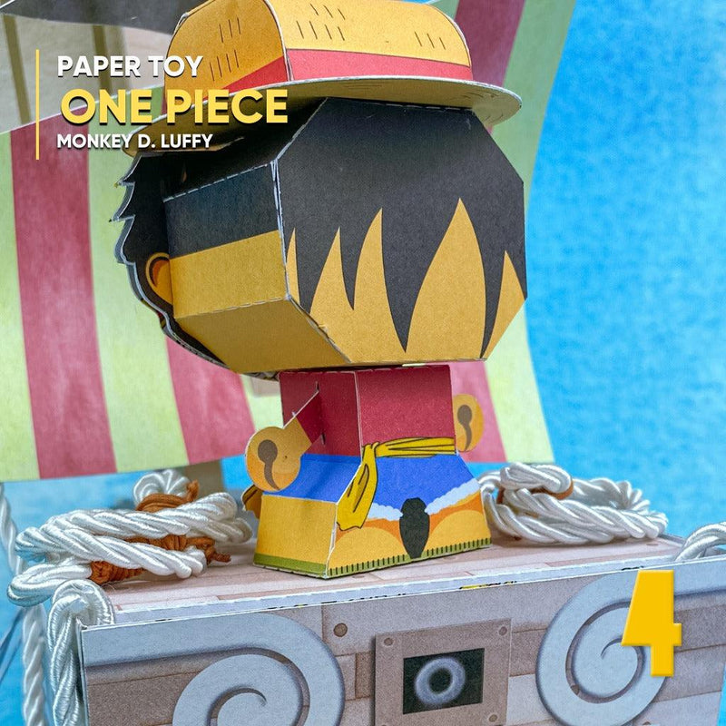 Papertoy One Piece - Archivo digital para cortar
