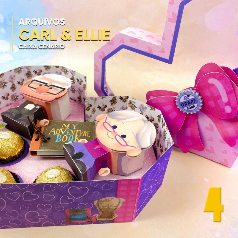 UP Altas Aventuras Heart Box - Digital File for Cutting