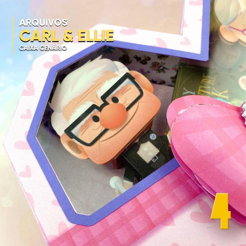 UP Altas Aventuras Heart Box - Digital File for Cutting