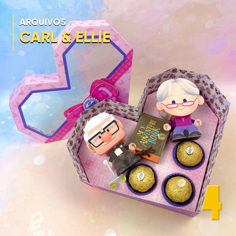 UP Altas Aventuras Heart Box - Digital File for Cutting