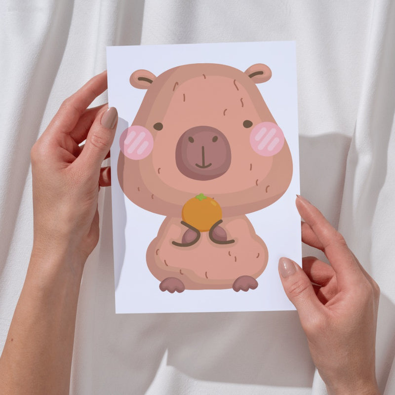 Capybara Digital Kit – Cliparts, Digital Papers and Fonts