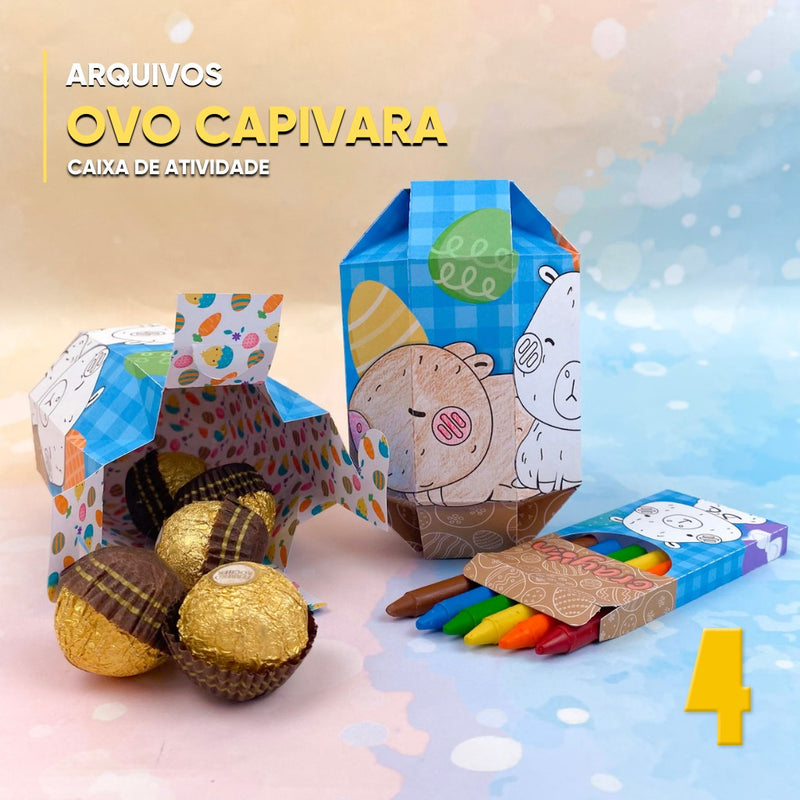 Easter Egg Activity Box - Digital File for Cutting