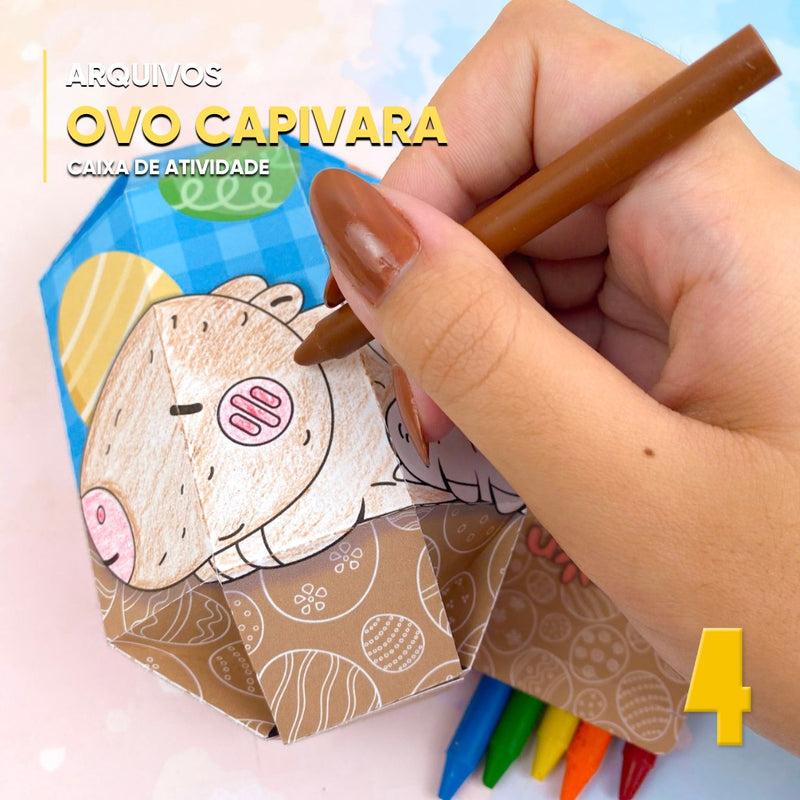 Easter Egg Activity Box - Digital File for Cutting