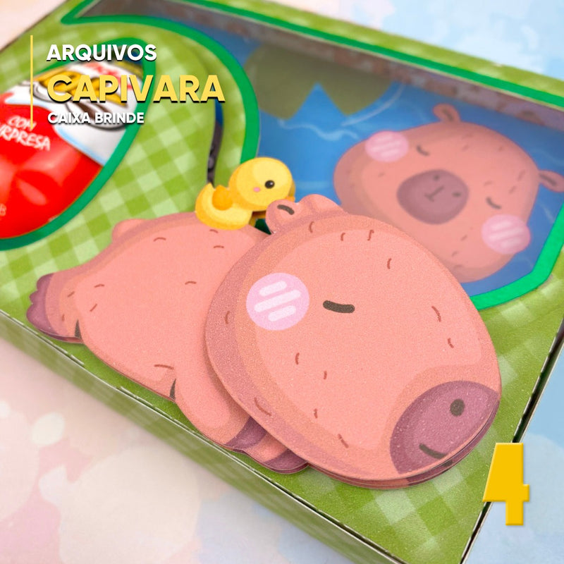 Kinder Capybara Egg Box - Digital File for Cutting