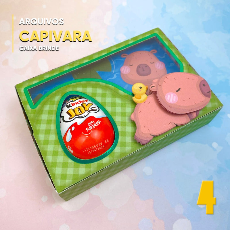 Kinder Capybara Egg Box - Digital File for Cutting
