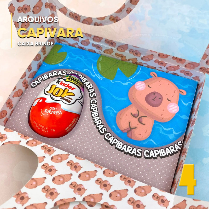 Kinder Capybara Egg Box - Digital File for Cutting