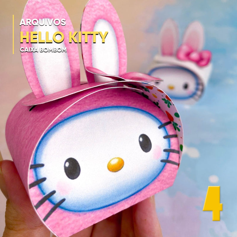 Free File Hello Kitty Easter Candy Box – Digital File for Cutting