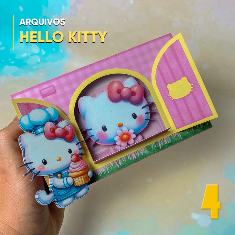 Hello Kitty Window Box - Digital File for Cutting 