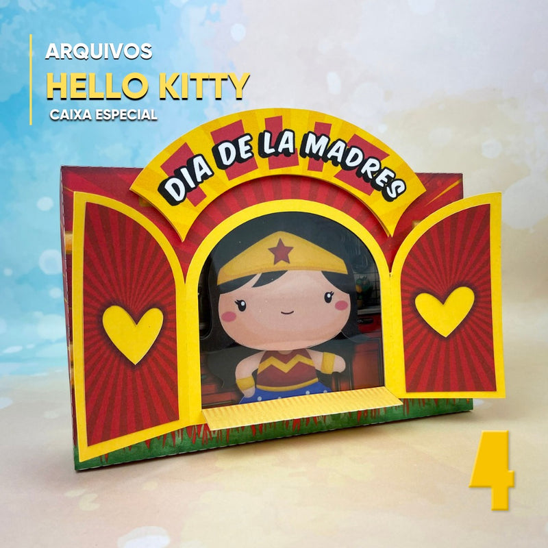 Combo Caixas Janela Dia das Mães - Arquivo Digital para Recorte