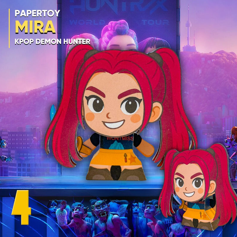 Papertoy Mira - K-Pop Warriors - Digital File for Cutting