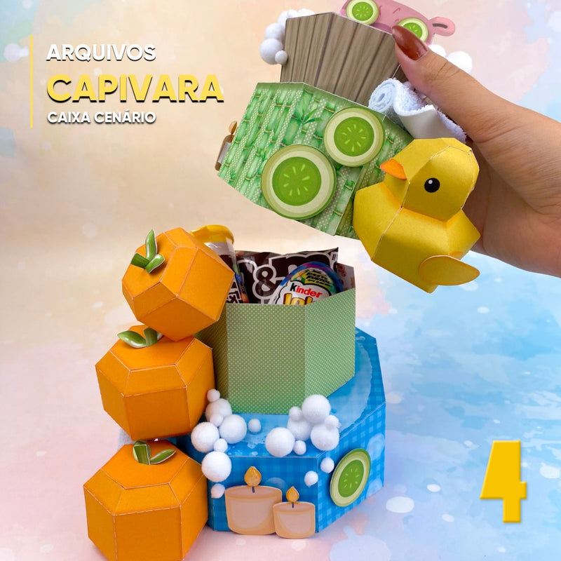 Caixa Capivara SPA - Digital File for Cutting