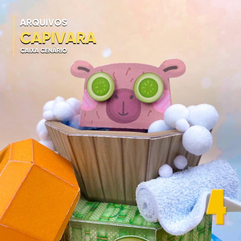 Caixa Capivara SPA - Digital File for Cutting