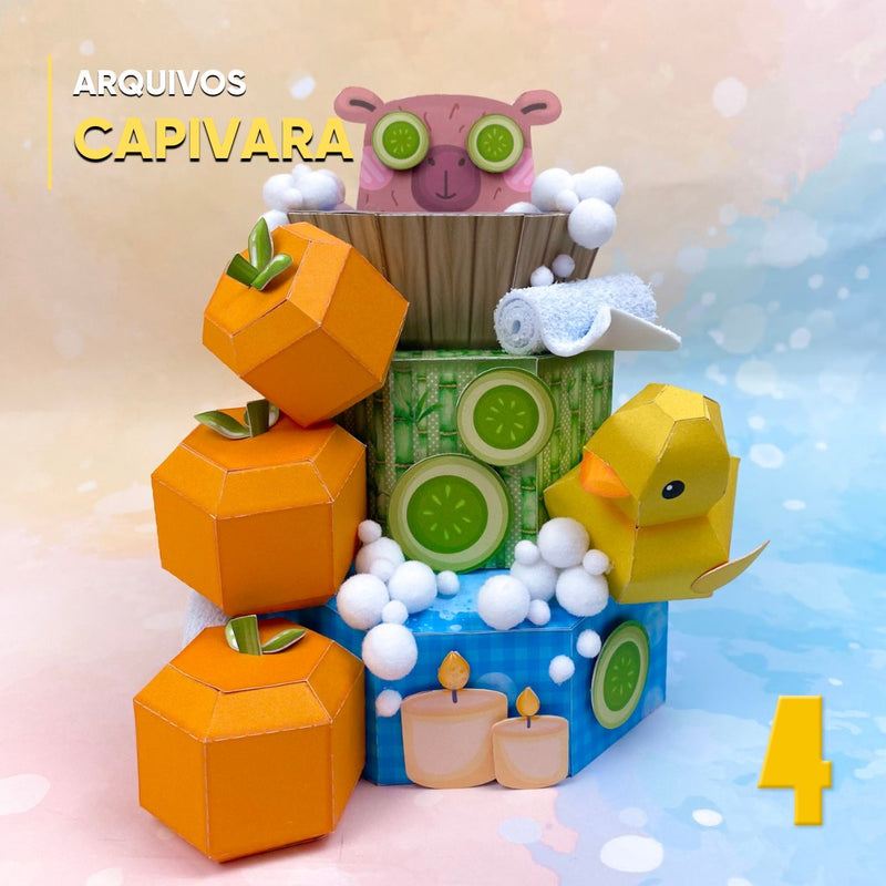 Caixa Capivara SPA - Digital File for Cutting