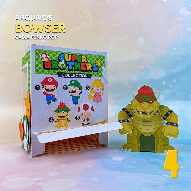 Funko Pop Bowser Box - Digital File for Cutting