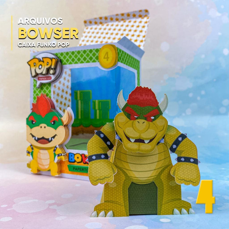 Funko Pop Bowser Box - Digital File for Cutting