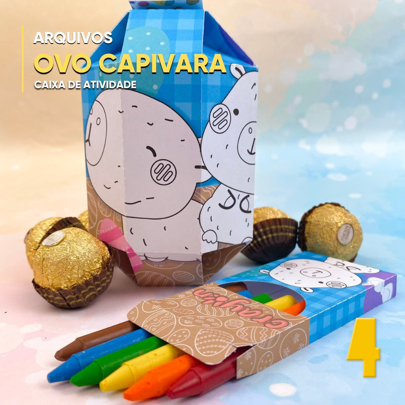 Caixa de Atividade Ovo de Páscoa – Personagens