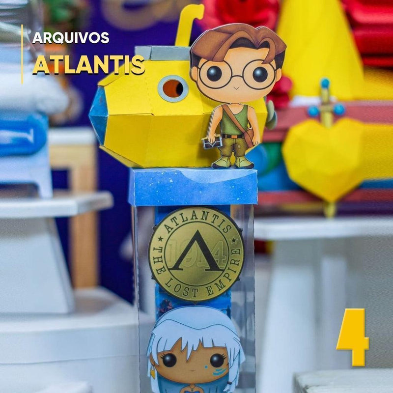 Caixa Atlantis - O Reino Perdido – Modelo