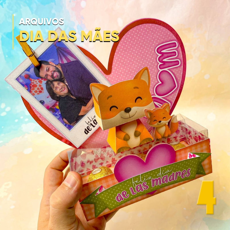 Caixa bombom personalizada em papelaria criativa, perfeita para presentes e lembranças