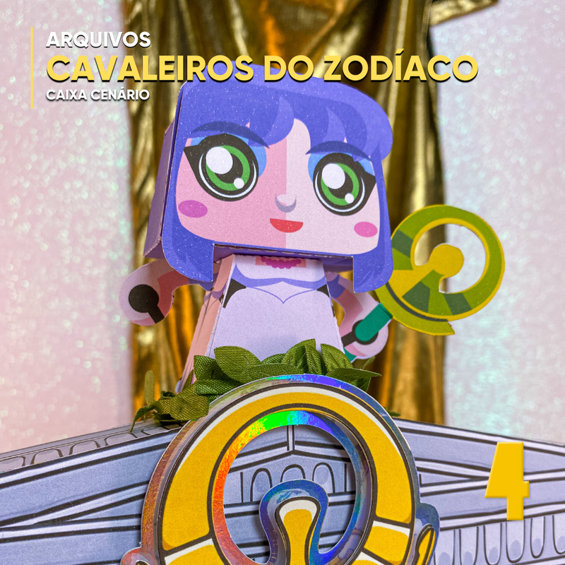 Caixa Os Cavaleiros do Zodíaco – Estampas