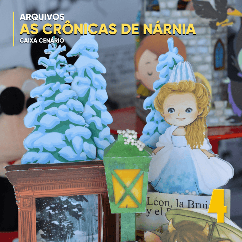 Caixa As Crónicas de Nárnia – Detalhes