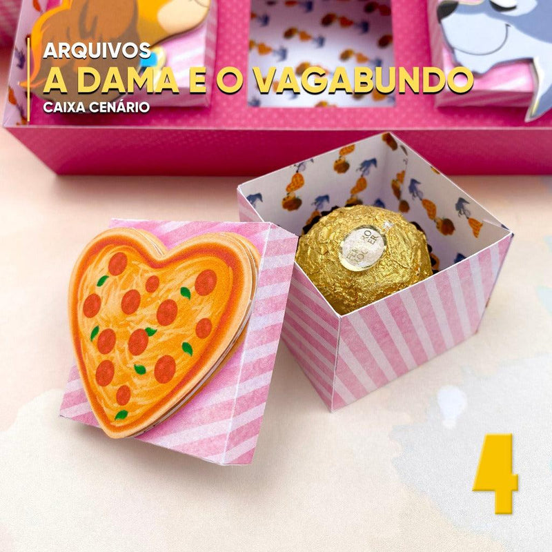 Caixa Dama e Vagabundo – Estampas