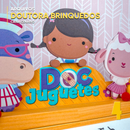 Conjunto completo da caixa de atividades Doutora Brinquedos ideal para festas infantis e papelaria personalizada